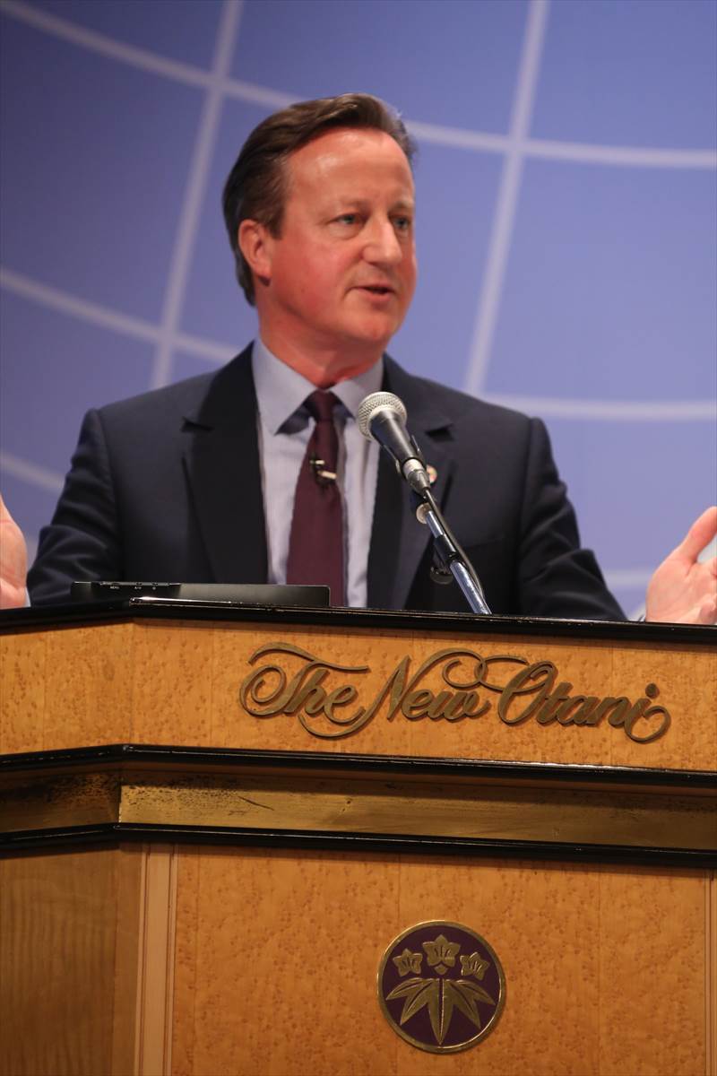 6月8日、デーヴィッド・キャメロン英国前首相による基調講演　｜　June 8th  Keynote session by David Cameron, former Prime Minister of the United Kingdom